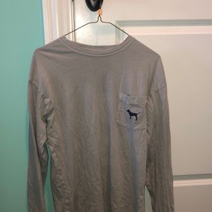 PINK grey long sleeve